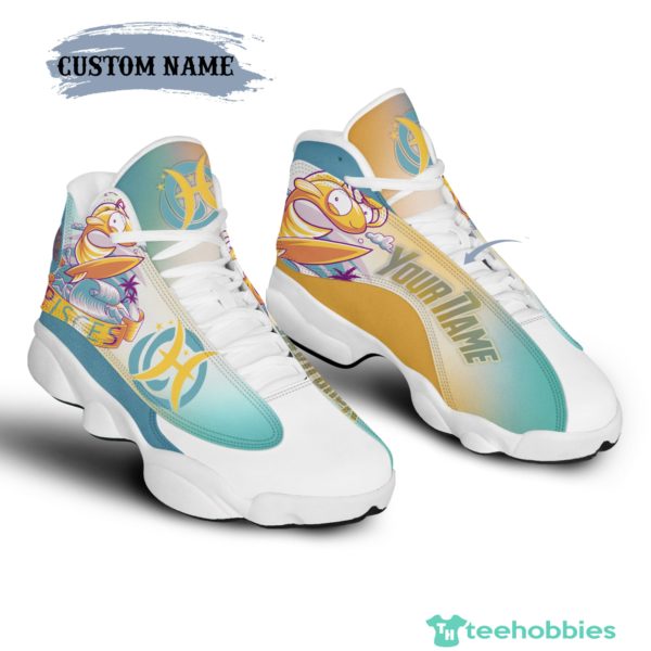 pisces birthday gift personalized name air jordan 13 shoes sku 275 4 BUtOS 600x600px Pisces Birthday Gift Personalized Name Air Jordan 13 Shoes SKU 275