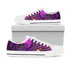Purple The Lizard and The Sun Low Top Shoes For Men And Women - Men's Shoes - White