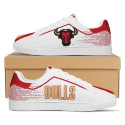 Red Bulls Leather Low Top Shoes - Men's Shoes - White