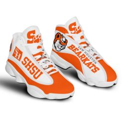 SHSU Bearkats Sam Houston Air Jordan 13 Shoes - Men's Air Jordan 13 - Orange