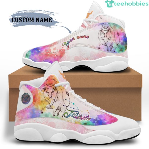 taurus birthday gift personalized name air jordan 13 shoes sku 219 1 xsnlg 600x600px Taurus Birthday Gift Personalized Name Air Jordan 13 Shoes SKU 219