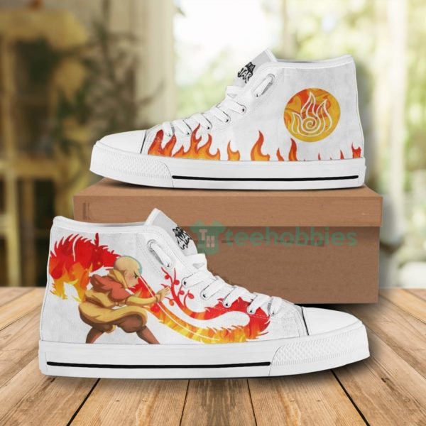 aang high top canvas shoes custom firebending avatar the last airbender 1 leTpe 600x600px Aang High Top Canvas Shoes Custom Firebending Avatar The Last Airbender