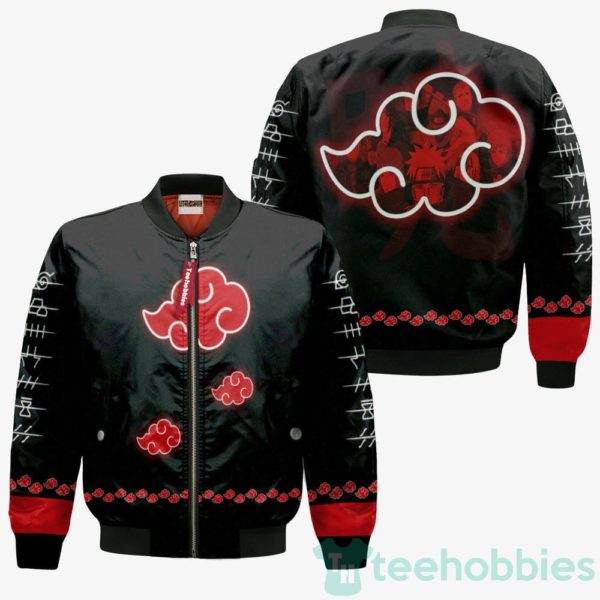 akatsuki cloud custom akatsuki symbol cosplay bomber jacket 3 0Ht6K 600x600px Akatsuki Cloud Custom Akatsuki Symbol Cosplay Bomber Jacket