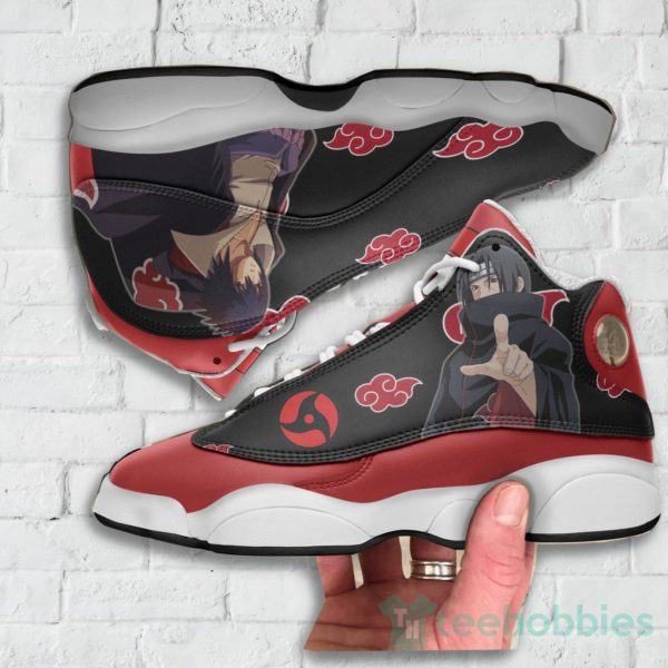 akatsuki itachi x sasuke custom nrt anime air jordan 13 shoes 3 YOngO 600x600px Akatsuki Itachi x Sasuke Custom Nrt Anime Air Jordan 13 Shoes