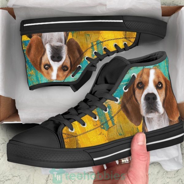 american foxhound dog sneakers colorful high top shoes 1 CFwlp 600x600px American Foxhound Dog Sneakers Colorful High Top Shoes