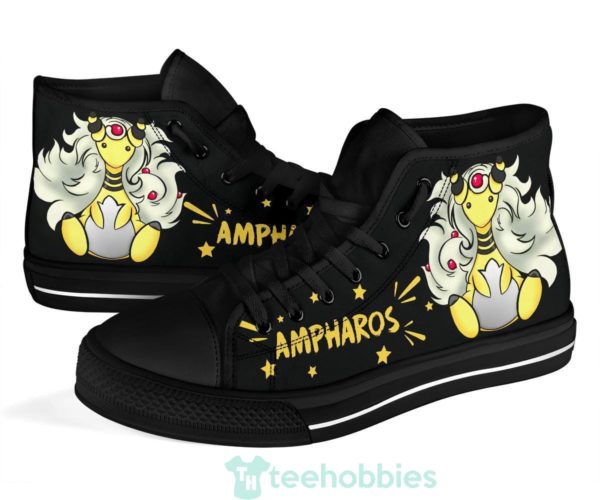 ampharos sneakers high top shoes gift idea 1 Wsqja 600x500px Ampharos Sneakers High Top Shoes Gift Idea