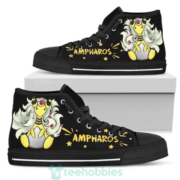 ampharos sneakers high top shoes gift idea 3 uVFzi 600x600px Ampharos Sneakers High Top Shoes Gift Idea