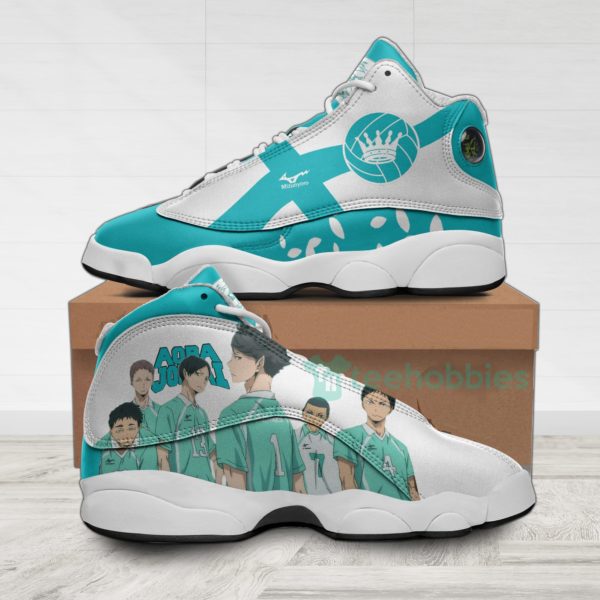 aoba johsai high custom haikyuu anime air jordan 13 shoes 1 lajQ2 600x600px Aoba Johsai High Custom Haikyuu Anime Air Jordan 13 Shoes