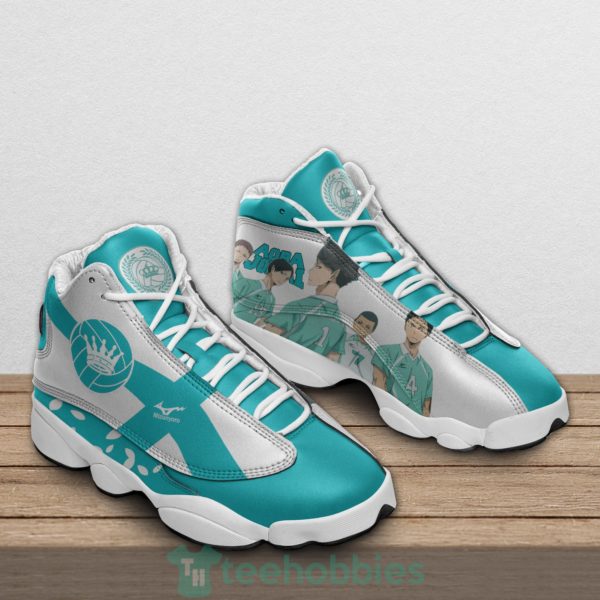 aoba johsai high custom haikyuu anime air jordan 13 shoes 2 qnk8w 600x600px Aoba Johsai High Custom Haikyuu Anime Air Jordan 13 Shoes