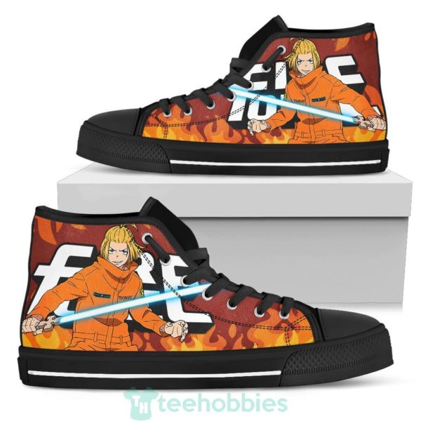 arthur boyle fire force anime high top shoes fan gift 1 lVD32 600x600px Arthur Boyle Fire Force Anime High Top Shoes Fan Gift