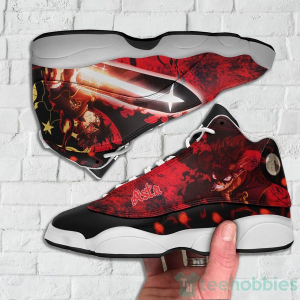 asta custom black clover anime air jordan 13 shoes 3 Itu8Z 600x600px Asta Custom Black Clover Anime Air Jordan 13 Shoes