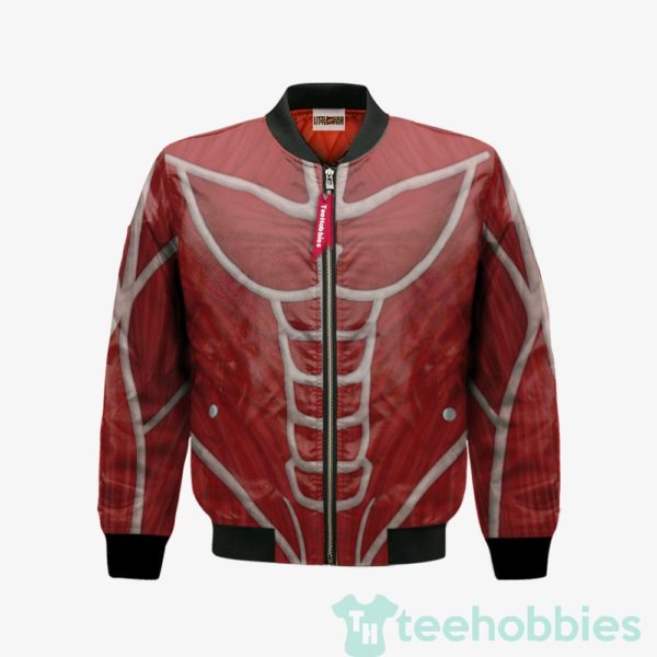 attack on titan colossal titan custom clothes cosplay bomber jacket 1 5I6MJ 600x600px Attack On Titan Colossal Titan Custom Clothes Cosplay Bomber Jacket