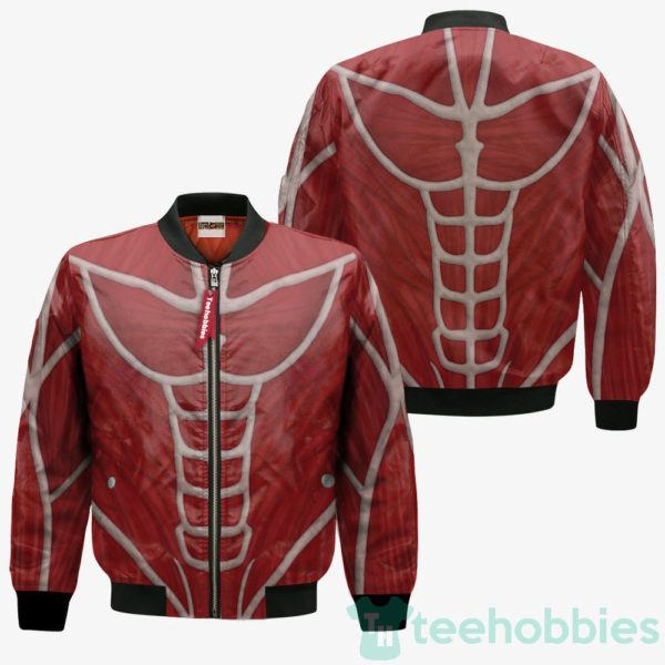 attack on titan colossal titan custom clothes cosplay bomber jacket 3 2wj2i 600x600px Attack On Titan Colossal Titan Custom Clothes Cosplay Bomber Jacket