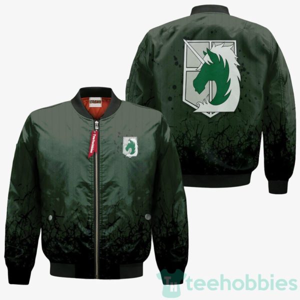 attack on titan military police regiment custom cosplay bomber jacket 3 XwMht 600x600px Attack on Titan Military Police Regiment Custom Cosplay Bomber Jacket