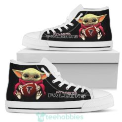 baby yoda hug falcons high top shoes fan gift 3 X3SZH 247x247px Baby Yoda Hug Falcons High Top Shoes Fan Gift