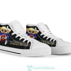 baby yoda hug ravens high top shoes fan gift 07 w2lFS 247x247px Baby Yoda Hug Ravens High Top Shoes Fan Gift