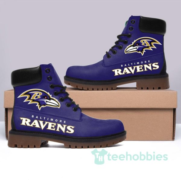 baltimore ravens football leather boots men women 1 pSfVA 600x600px Baltimore Ravens Football Leather Boots Men Women