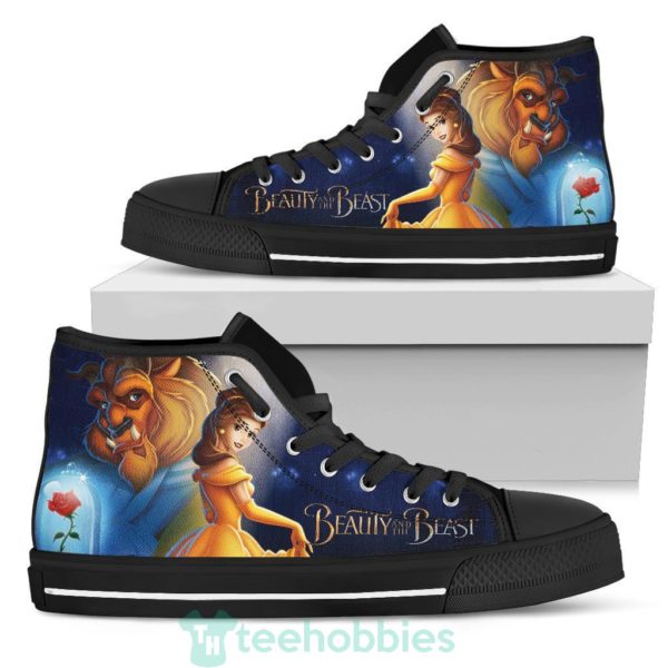 beauty and the beast sneakers high top shoes gift idea 1 Kk9WL 600x600px Beauty And The Beast Sneakers High Top Shoes Gift Idea