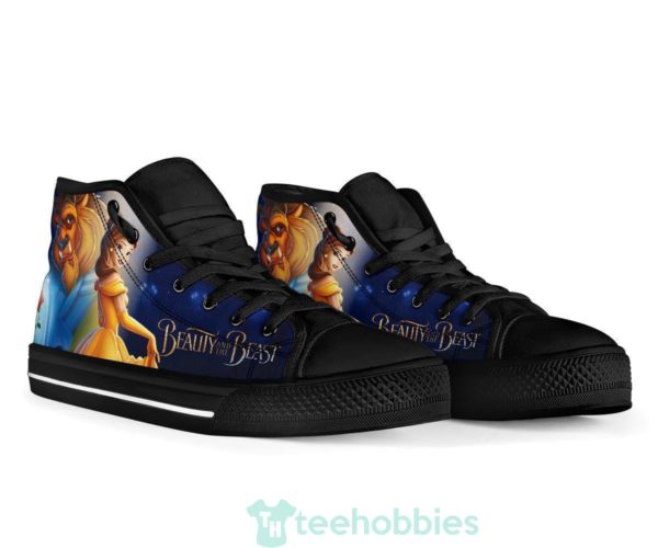 beauty and the beast sneakers high top shoes gift idea 3 lUkm0 600x500px Beauty And The Beast Sneakers High Top Shoes Gift Idea