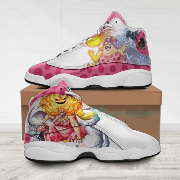big mom custom one piece anime air jordan 13 shoes 1 R8Wpb 600x600px Big Mom Custom One Piece Anime Air Jordan 13 Shoes