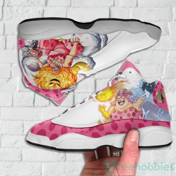 big mom custom one piece anime air jordan 13 shoes 3 CKO0L 600x600px Big Mom Custom One Piece Anime Air Jordan 13 Shoes