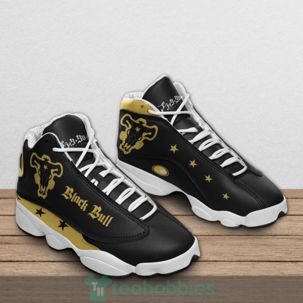 black bull custom black clover anime air jordan 13 shoes 2 KzKwf 600x600px Black Bull Custom Black Clover Anime Air Jordan 13 Shoes