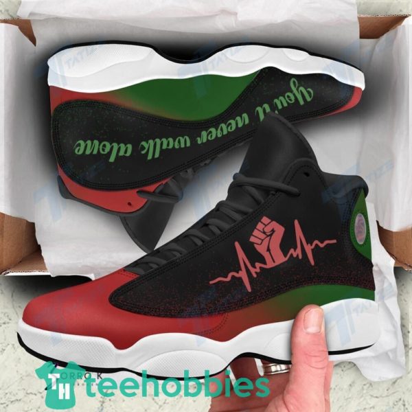 black hand youll never walk alone air jordan 13 sneaker shoes 2 JVsry 600x600px Black Hand You?ll Never Walk Alone Air Jordan 13 Sneaker Shoes