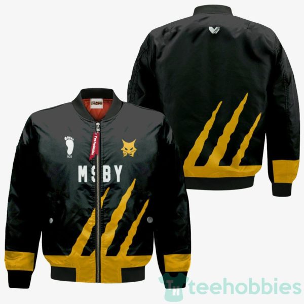 black jackal custom haikyuu cosplay bomber jacket 3 mVb3g 600x600px Black Jackal Custom Haikyuu Cosplay Bomber Jacket