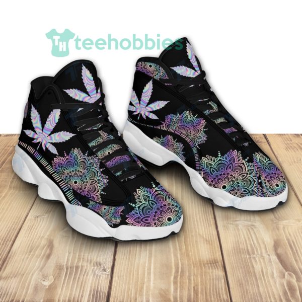 black mandala weed air jordan 13 sneaker shoes 2 Sqx1e 600x600px Black Mandala Weed Air Jordan 13 Sneaker Shoes
