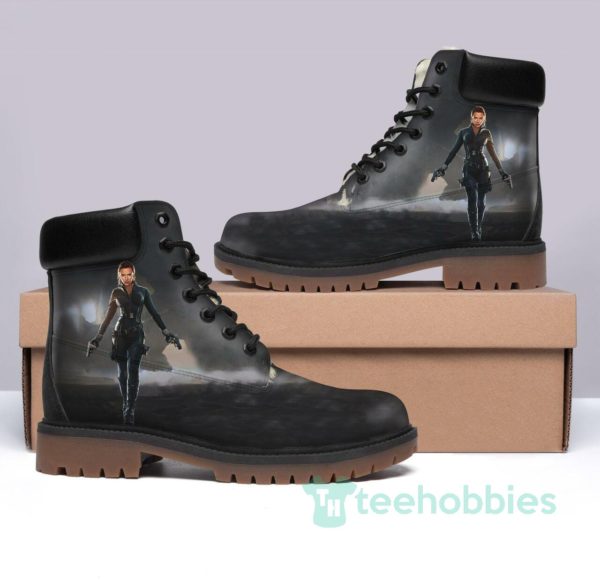 black widow best movie character leather boots men women shoes 1 DCXrb 600x582px Black Widow Best Movie Character Leather Boots Men Women Shoes