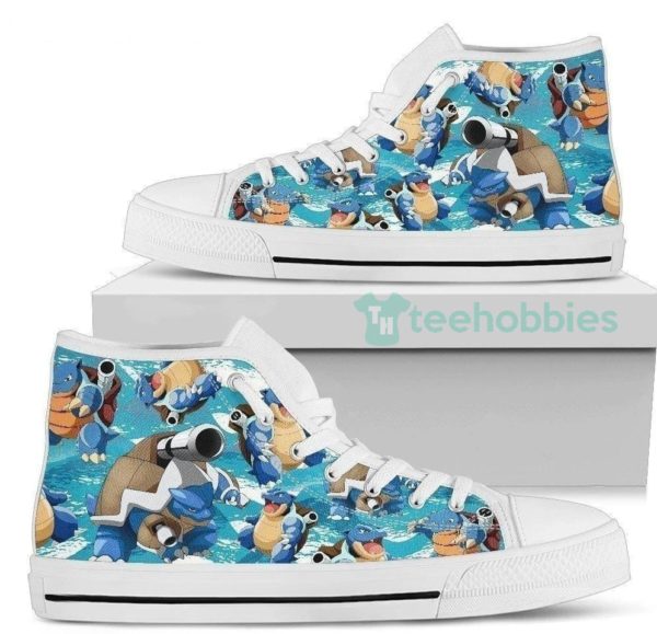 blastoise shoes high top for poke fan gift idea 1 AbWsj 600x579px Blastoise Shoes High Top For Poke Fan Gift Idea