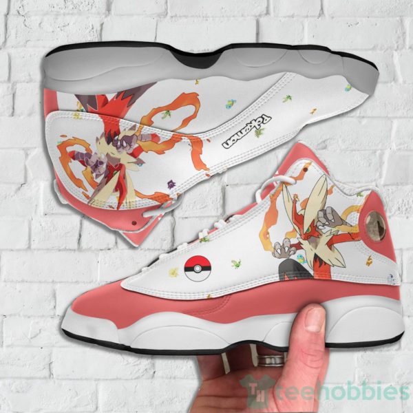 blaziken custom pokemon anime air jordan 13 shoes 3 5401r 600x600px Blaziken Custom Pokemon Anime Air Jordan 13 Shoes