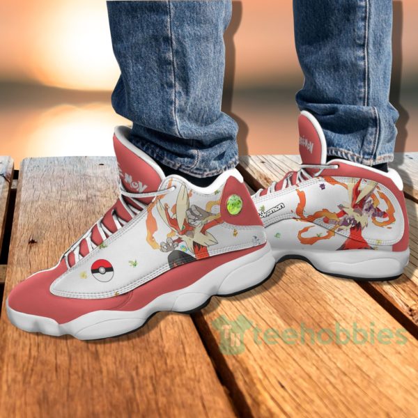 blaziken custom pokemon anime air jordan 13 shoes 4 R7pn3 600x600px Blaziken Custom Pokemon Anime Air Jordan 13 Shoes