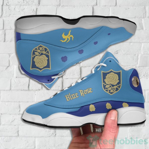 blue rose custom black clover anime air jordan 13 shoes 3 XSNy1 600x600px Blue Rose Custom Black Clover Anime Air Jordan 13 Shoes