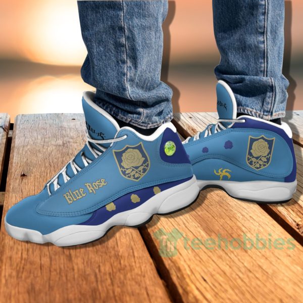 blue rose custom black clover anime air jordan 13 shoes 4 GW5kj 600x600px Blue Rose Custom Black Clover Anime Air Jordan 13 Shoes