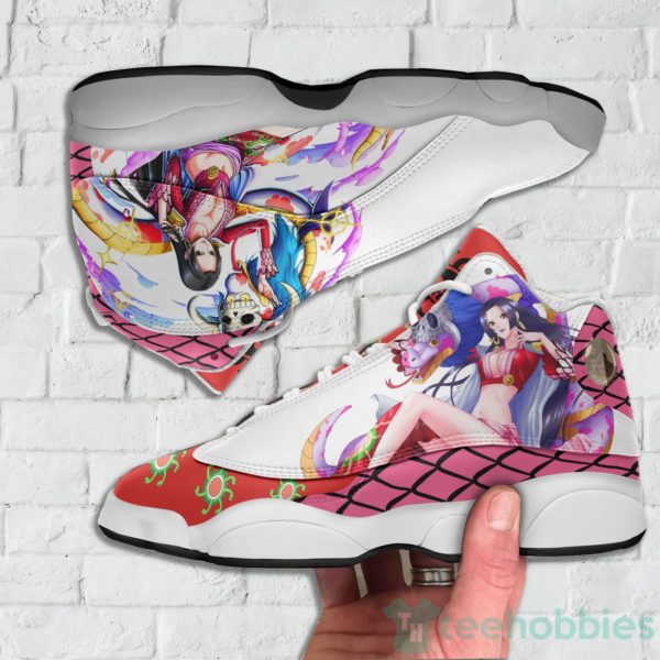boa hancock custom one piece anime air jordan 13 shoes 3 XjJcI 600x600px Boa Hancock Custom One Piece Anime Air Jordan 13 Shoes