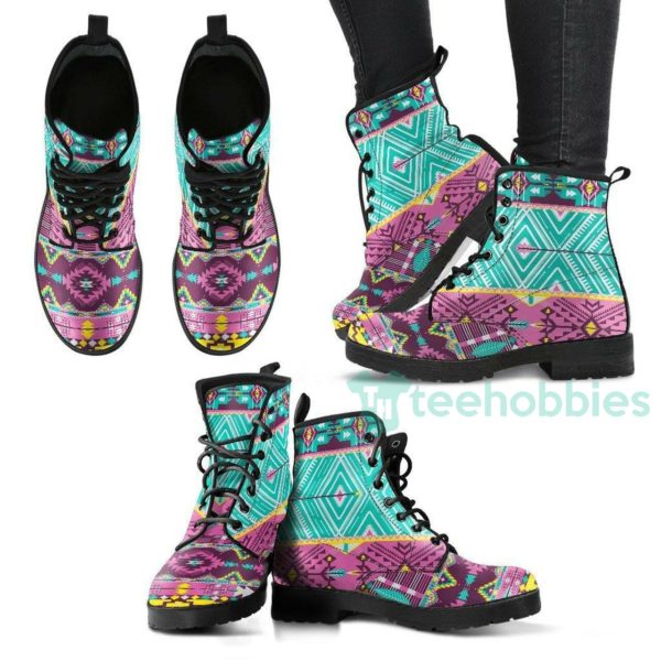 boho art womens faux leather boots shoes 1 NRYUS 600x600px Boho Art Womens Faux Leather Boots Shoes
