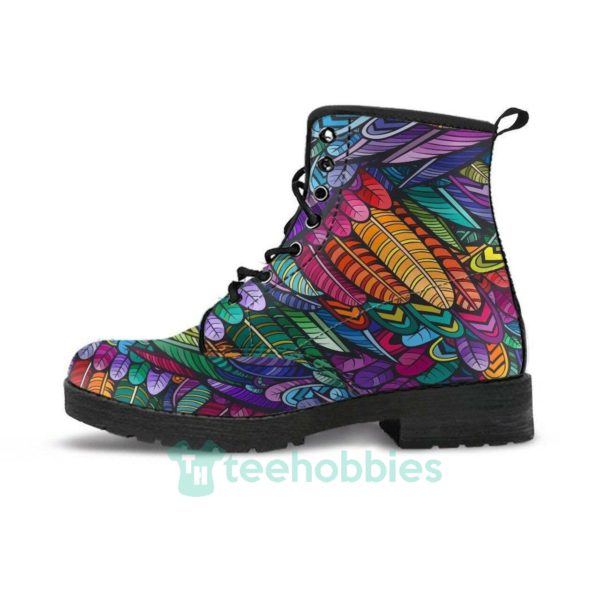boho feathers leather boots shoes 1 FOQCC 600x600px Boho Feathers Leather Boots Shoes