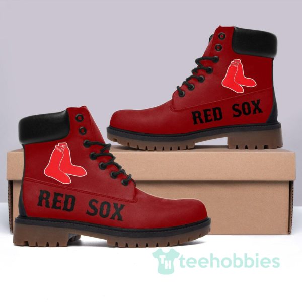 boston red sox baseball leather boots men women shoes 1 dCE8e 600x600px Boston Red Sox Baseball Leather Boots Men Women Shoes