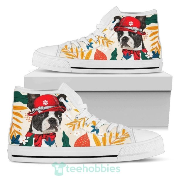 boston terrier dog women high top shoes funny 2 6UAB3 600x600px Boston Terrier Dog Women High Top Shoes Funny