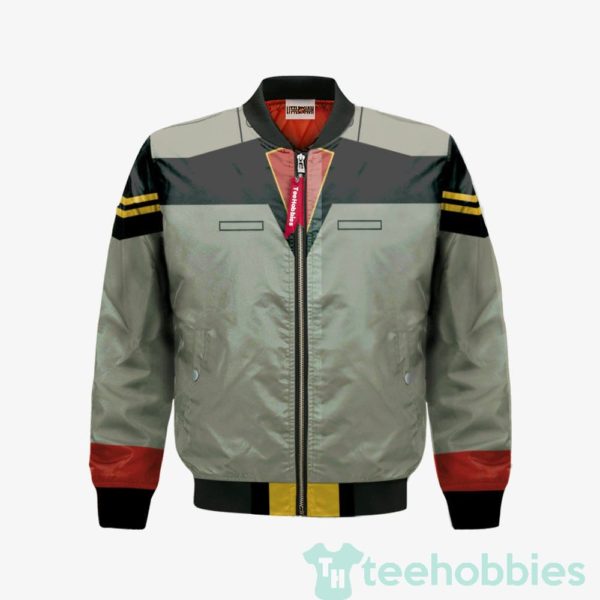 bright noa custom mobile suit gundam cosplay bomber jacket 1 m7YAZ 600x600px Bright Noa Custom Mobile Suit Gundam Cosplay Bomber Jacket