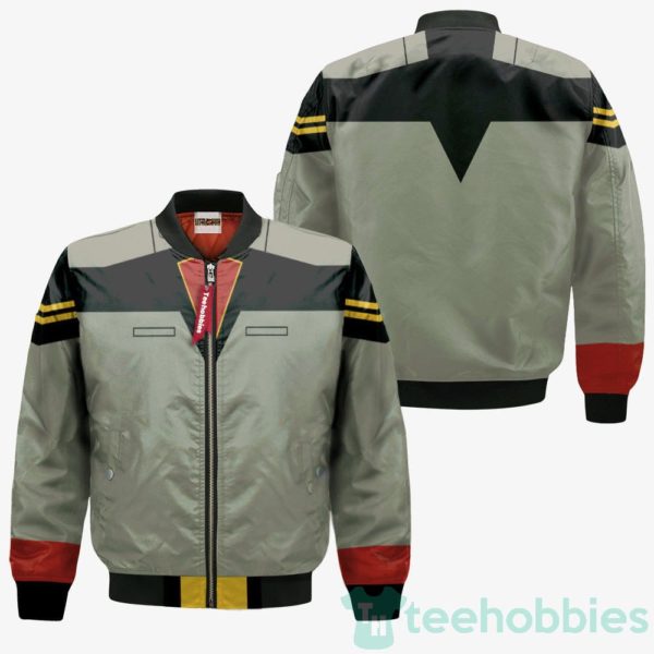 bright noa custom mobile suit gundam cosplay bomber jacket 3 4zm9f 600x600px Bright Noa Custom Mobile Suit Gundam Cosplay Bomber Jacket