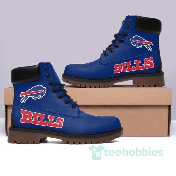 buffalo bills football leather boots men women shoes 1 7SKMg 600x600px Buffalo Bills Football Leather Boots Men Women Shoes