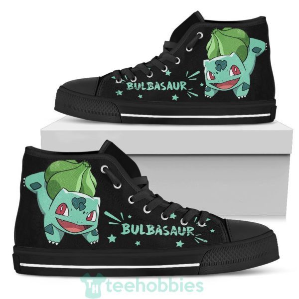 bulbasaur sneakers high top shoes gift idea 3 HCI55 600x600px Bulbasaur Sneakers High Top Shoes Gift Idea