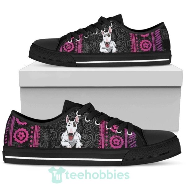 bull terrier sneakers dog lover low top shoes 2 faVkI 600x600px Bull Terrier Sneakers Dog Lover Low Top Shoes