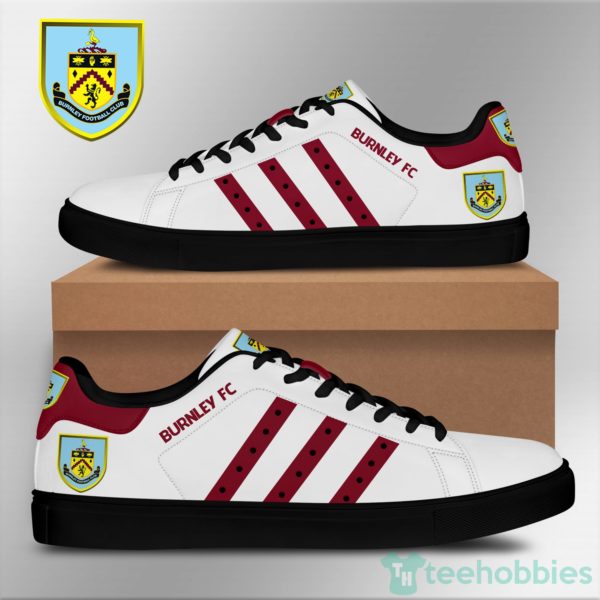 burnley f.c white low top skate shoes 2 jViqe 600x600px Burnley F.C White Low Top Skate Shoes