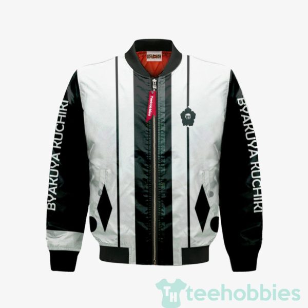 byakuya kuchiki custom bleach cosplay bomber jacket 1 UefPw 600x600px Byakuya Kuchiki Custom Bleach Cosplay Bomber Jacket