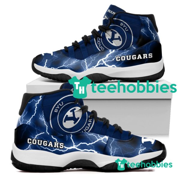 byu cougars custom name air jordan 11 shoes sneakers mens womens personalized gifts 1 hOBmL 600x600px BYU Cougars Custom Name Air Jordan 11 Shoes Sneakers Mens Womens Personalized Gifts