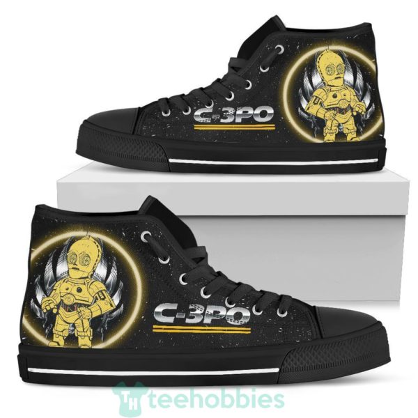 c 3po sneakers high top shoes fan gift 1 iUvBV 600x600px C 3PO Sneakers High Top Shoes Fan Gift