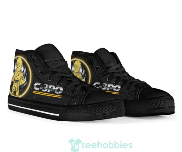 c 3po sneakers high top shoes fan gift 3 jomGl 600x500px C 3PO Sneakers High Top Shoes Fan Gift
